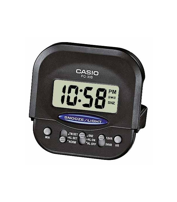 Επιτραπέζιο ψηφιακό ρολόι -ξυπνητήρι Casio PQ-30B-1DF