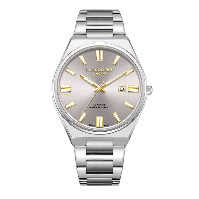 Ανδρικό ρολόι LEE COOPER LC08262.360 με ασημί μεταλλικό μπρασελέ