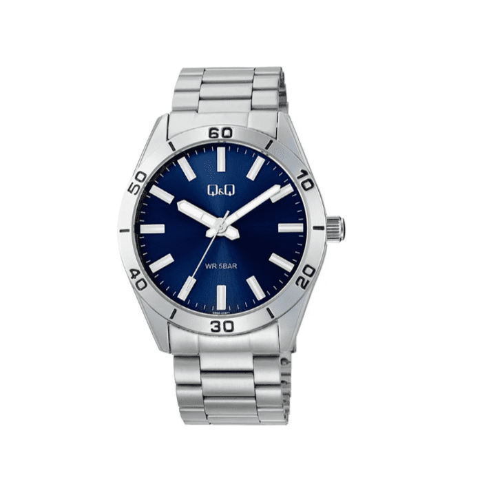 Ανδρικό ρολόι χειρός με μπρασελέ Q&Q Q86B-004PY
