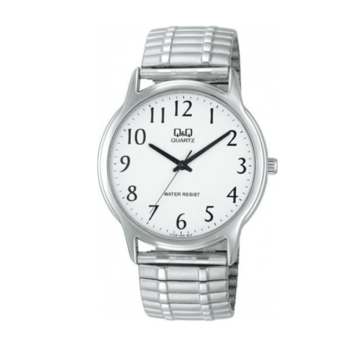 Ανδρικό ρολόι χειρός με  μεταλλικό ελαστικό μπρασελέ Q&Q VY28J204Y