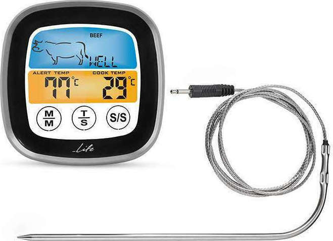 Θερμόμετρο μαγειρικής & χρονόμετρο κουζίνας με ακίδα 2 in 1 -50°C / +250°C Life Well Done 221-0189