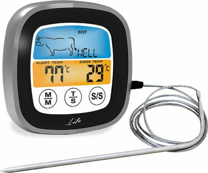 Θερμόμετρο μαγειρικής & χρονόμετρο κουζίνας με ακίδα 2 in 1 -50°C / +250°C Life Well Done 221-0189